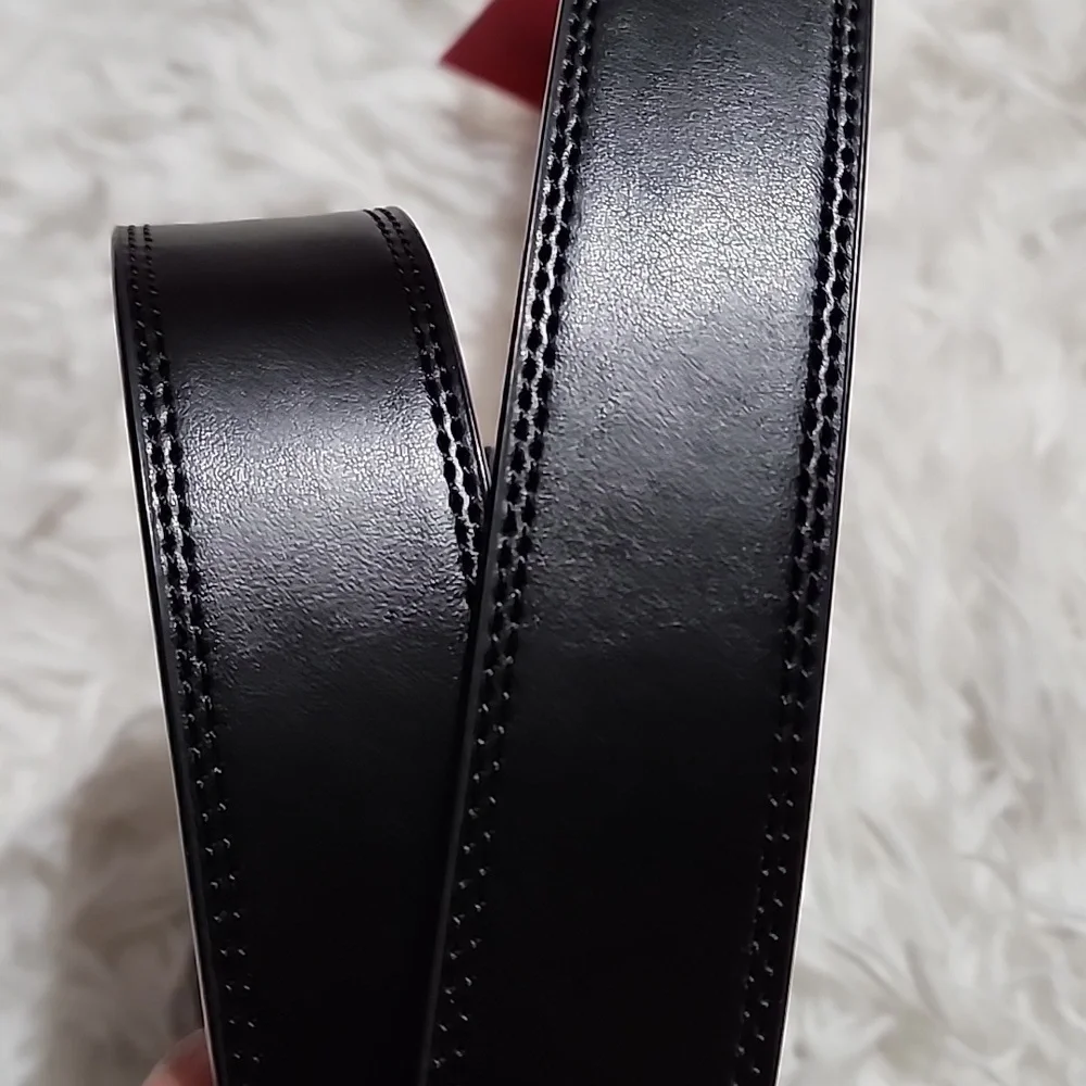 Dickies Brand New Men's Black Leather Belt